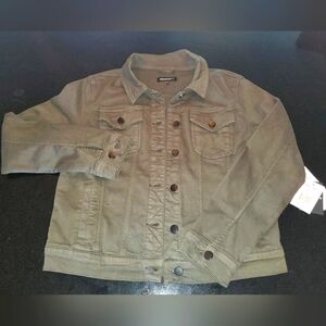Olive colored Prosperity Denim Jacket NWT